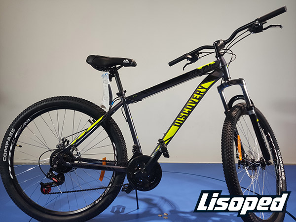 Фотография Велосипед Discovery 27,5 TREK DD (2020) 2020 Серо-желтый